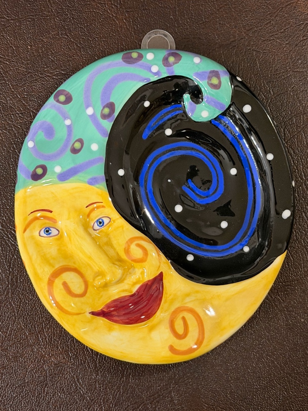 Dana Simson Sleeping Moon Petite Wall Hanging
